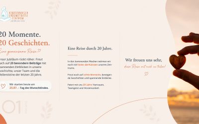 20 Momente. 20 Geschichten. Eine gemeinsame Reise.