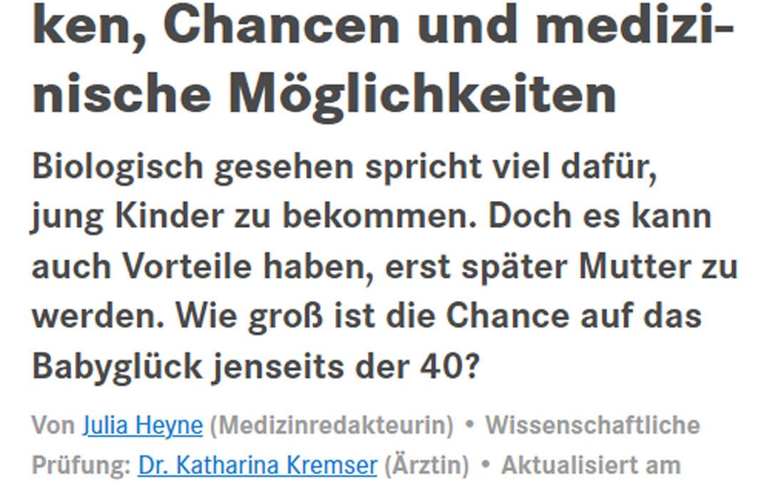 Dr. Manolopoulos teilt seine Expertise zum Kinderwunsch ab 40