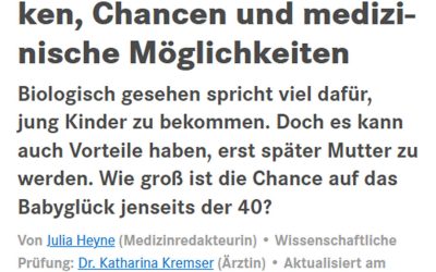 Dr. Manolopoulos teilt seine Expertise zum Kinderwunsch ab 40