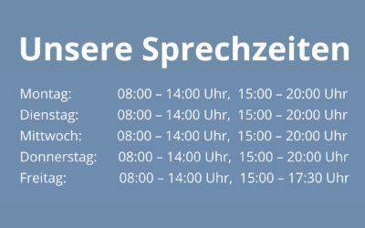 Sprechzeiten