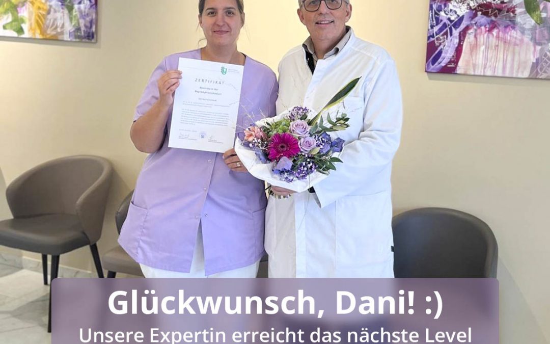 Herzlichen Glückwunsch, liebe Daniela! 💐