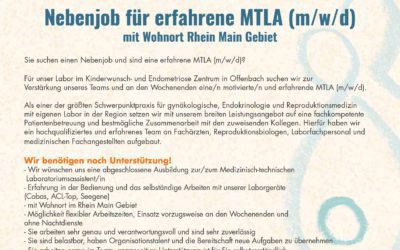 Nebenjob für erfahrene MTLA (m/w/d)