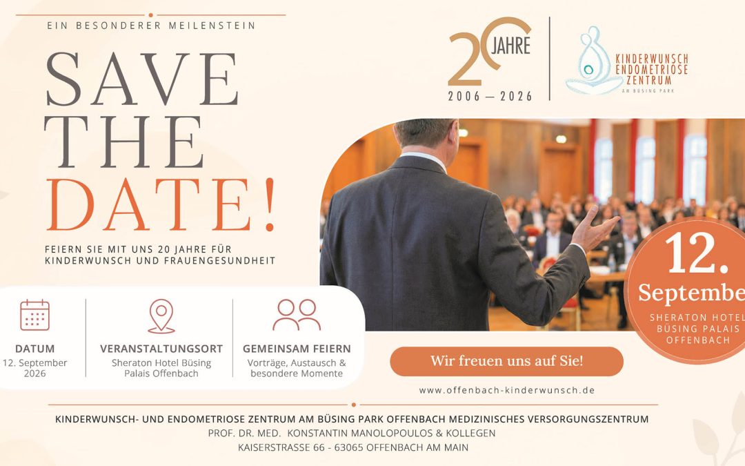 SAVE THE DATE – 12.09.26