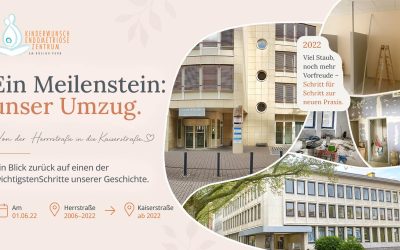 Meilenstein: Der Umzug