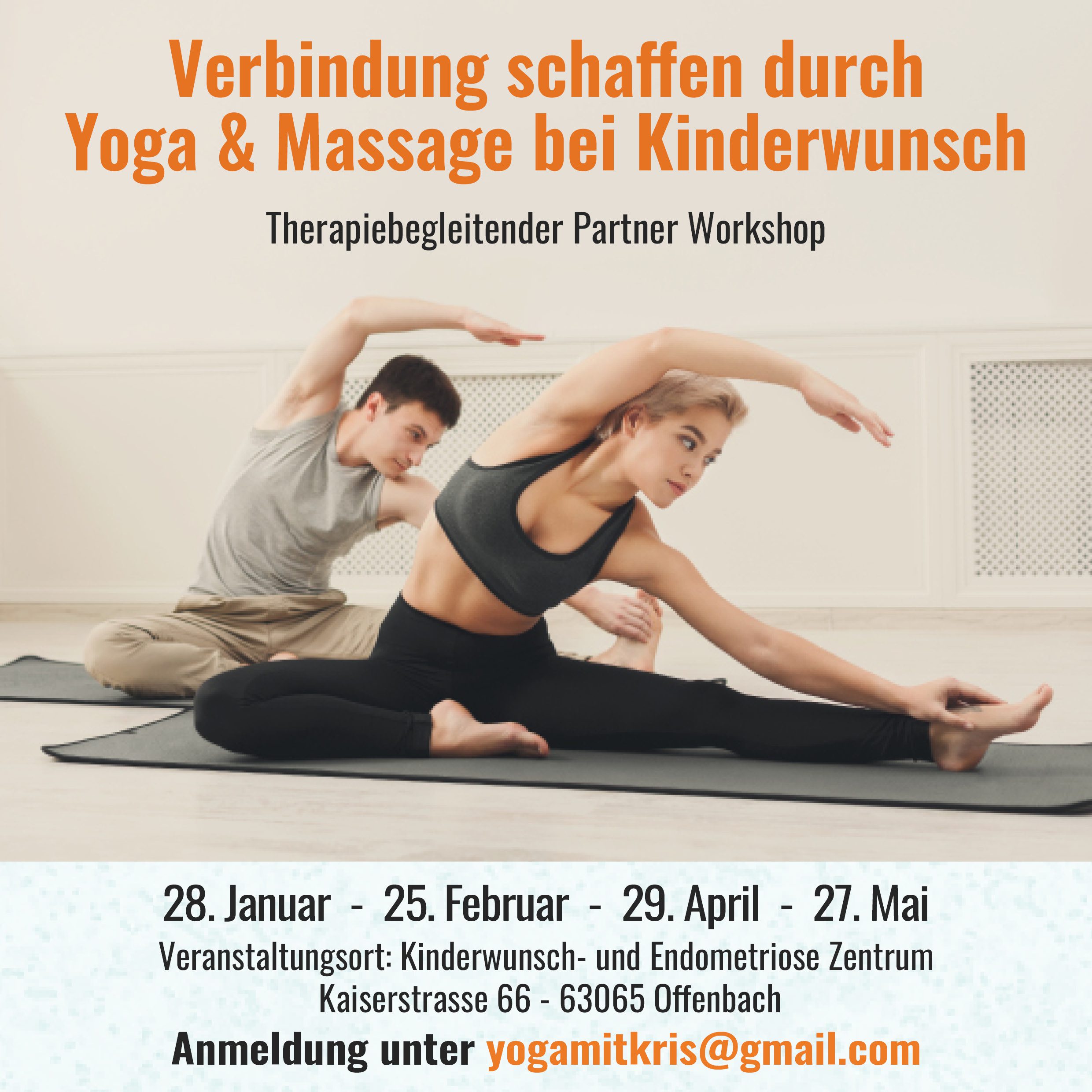 Therapiebegleitender Partner Workshop - Verbindung schaffen durch Yoga ...