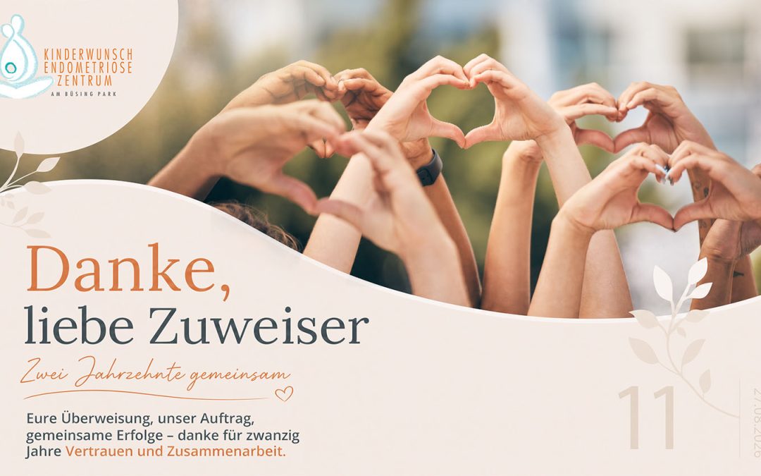 Danke, dass ihr uns all die Jahre vertraut!